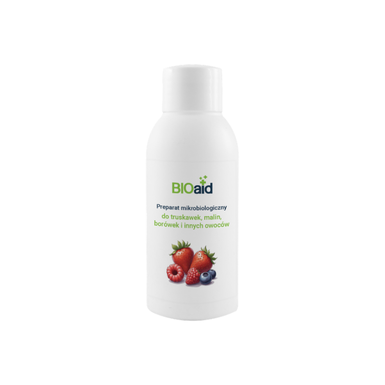 Preparat mikrobiologiczny do truskawek. malin, borówek i innych owoców 100 ml